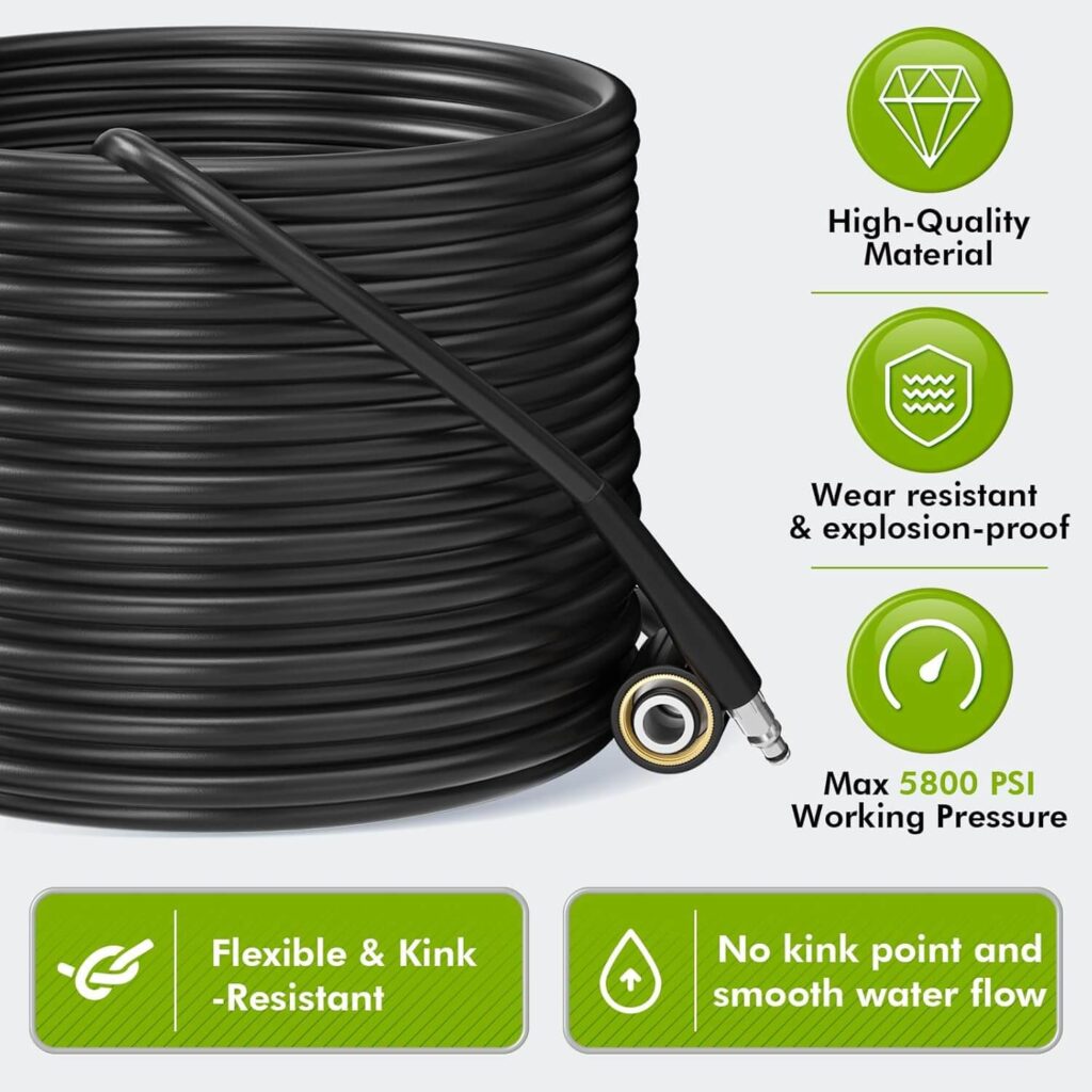 LWQ Pressure Washer Hose (32.8 ft)
