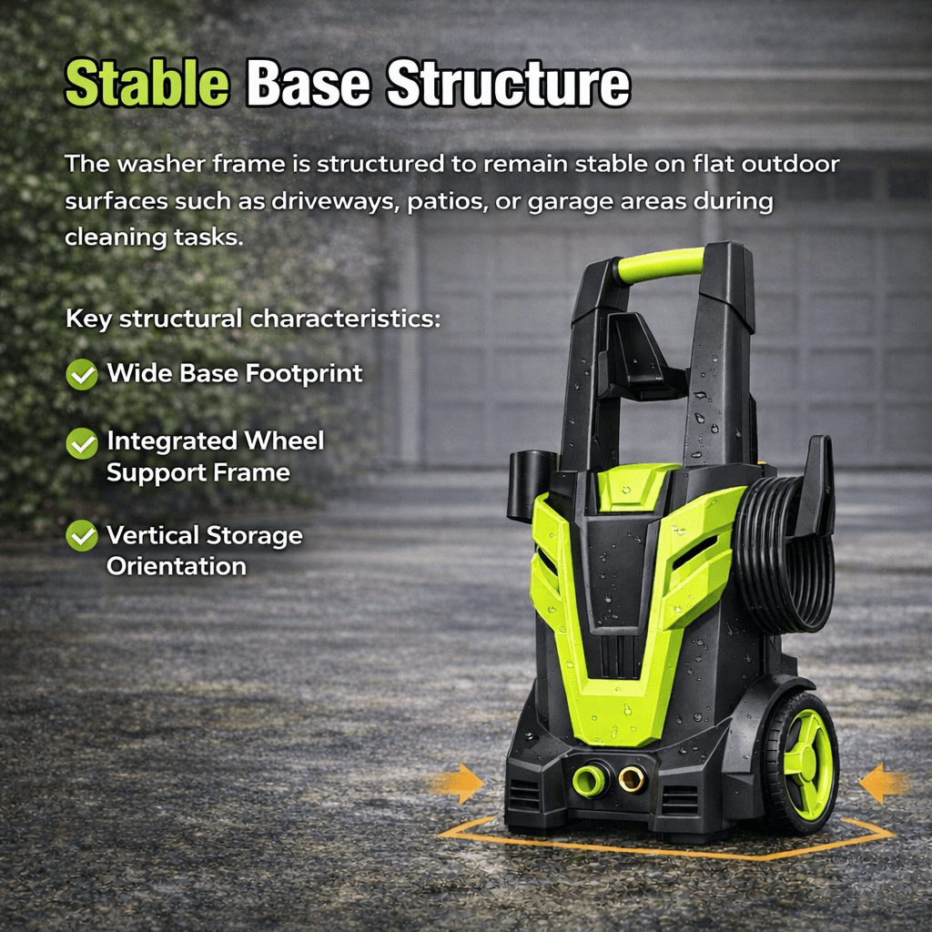 LWQ Pressure Washer - Stable Base Structure